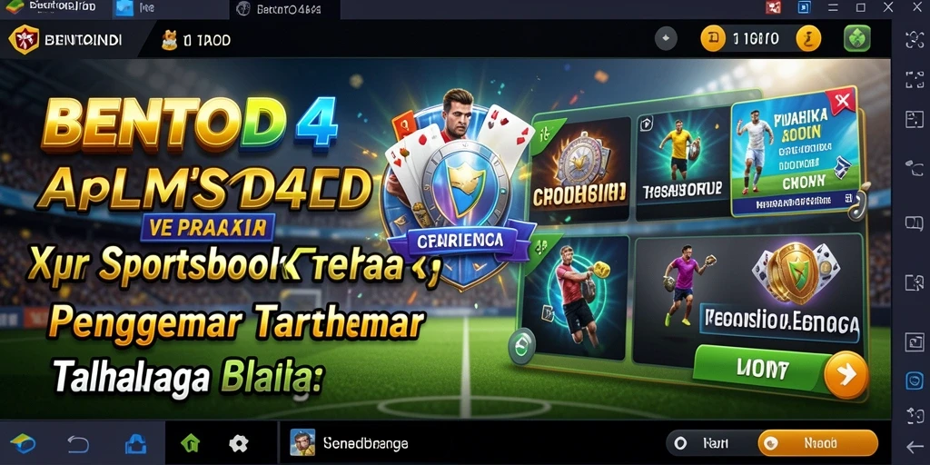 Tampilan menarik dari gameplay taruhan olahraga BENTO4D.
