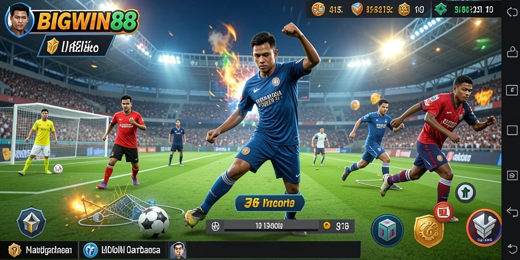 Gameplay seru BIGWIN88 dengan berbagai cabang olahraga.