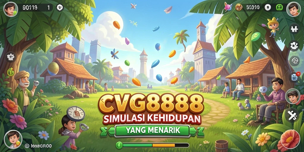 Menampilkan tampilan gameplay realistis dari CVG8888.
