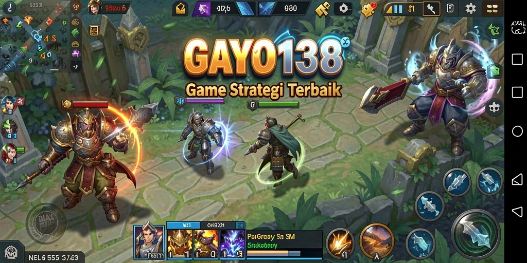 Tampilan gameplay SLG yang menegangkan dan strategis di GAYO138.