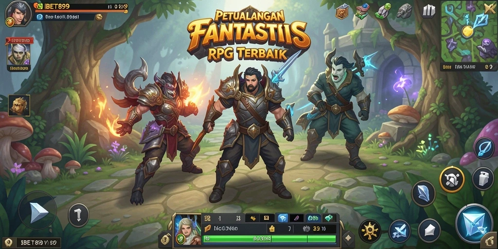 Tampilkan gameplay menyenangkan dalam dunia RPG yang luas.