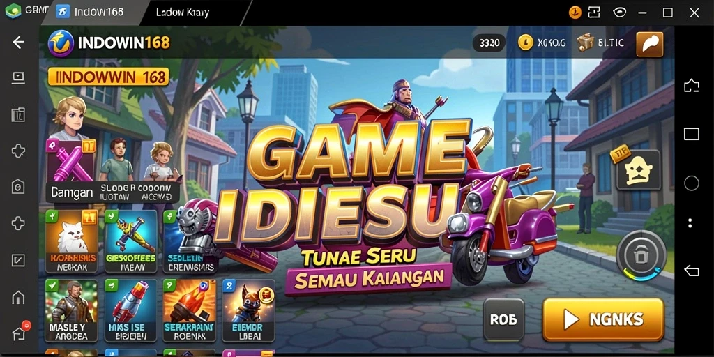 Screenshot INDOWIN168 menampilkan gameplay Idle yang menarik dan mengasyikkan.