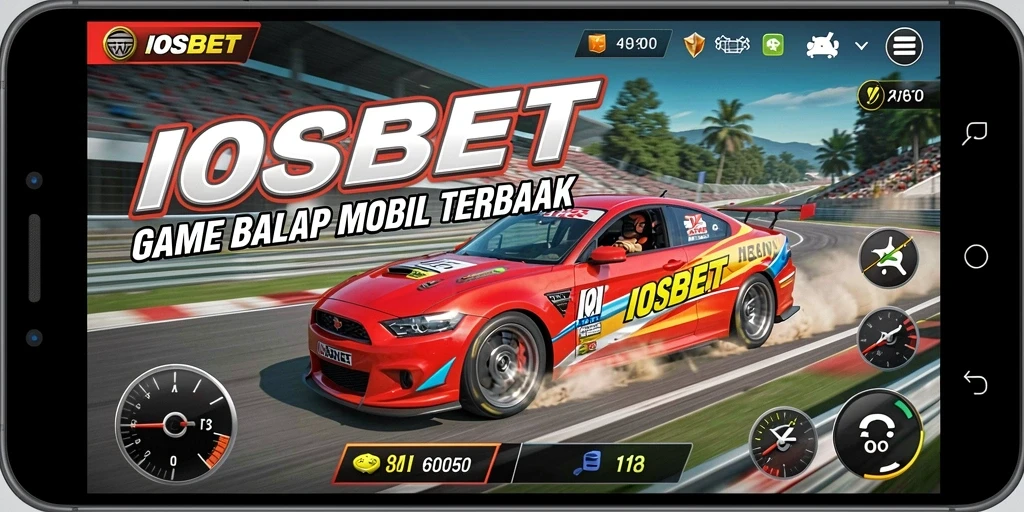 Tangkapan layar utama dari gameplay Racing yang mendebarkan di IOSBET.