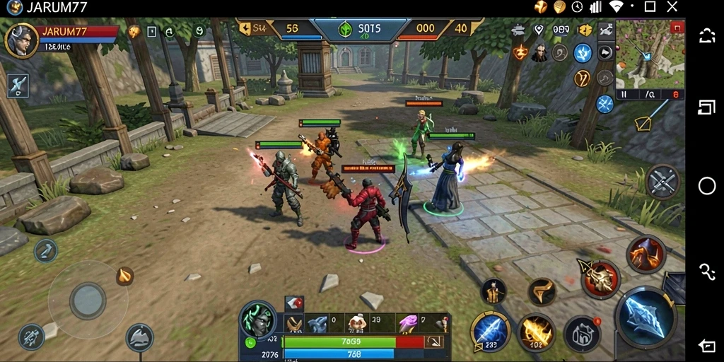 Gameplay JARUM77 yang menegangkan dan penuh strategi.
