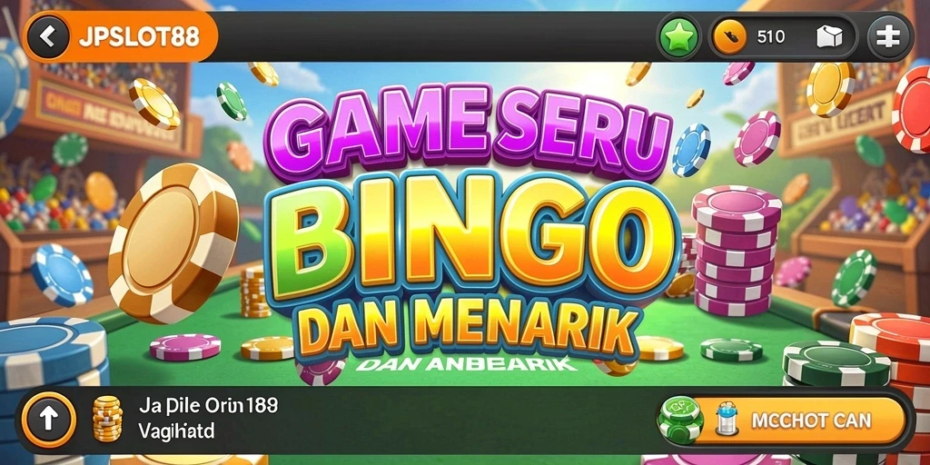 Tampilan menarik dari gameplay Bingo di JPSLOT88.