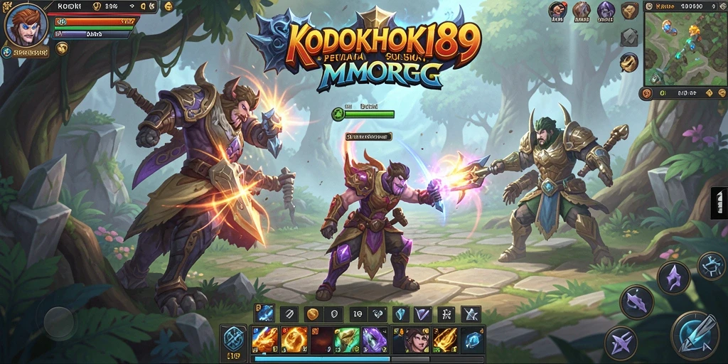 Tampilan menawan dari gameplay MMORPG KODOKHOKI889.