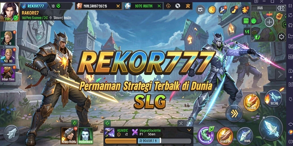 Tampilan gameplay menarik dari REKOR777 yang menunjukkan aktivitas SLG.