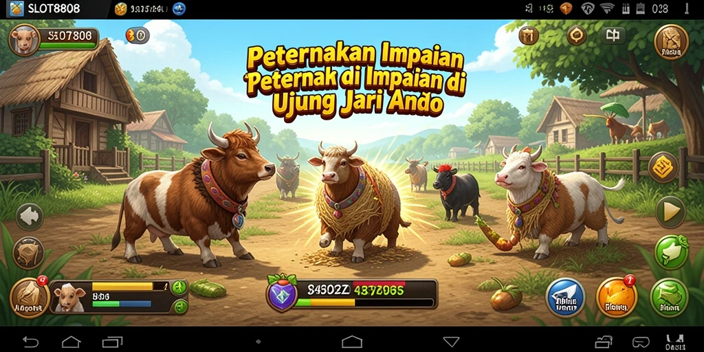 Gameplay inspiratif mengelola peternakan dalam SLOT8808.