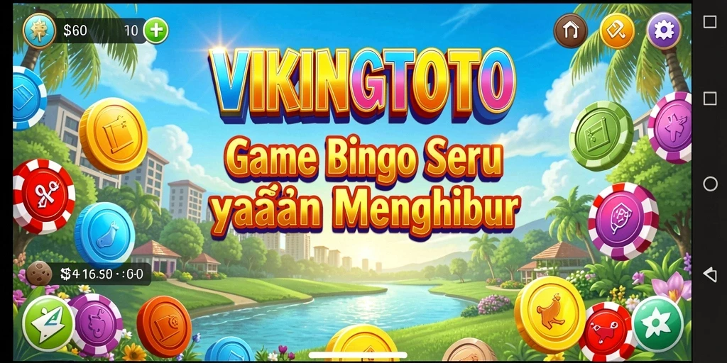 Tampilan gameplay Bingo yang menarik dan seru.