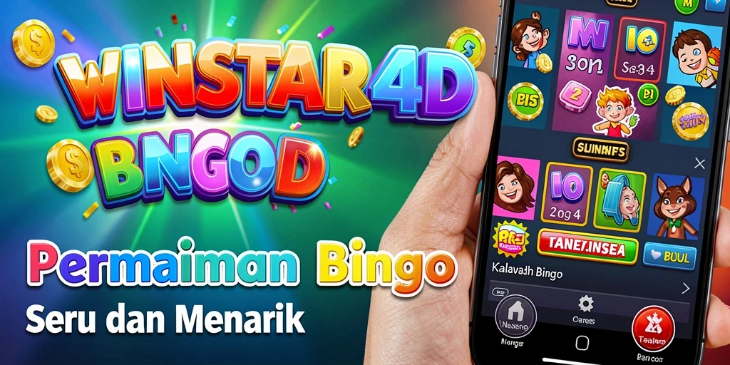 Screenshot gameplay <strong>WINSTAR4D</strong> menampilkan suasana Bingo yang menyenangkan.