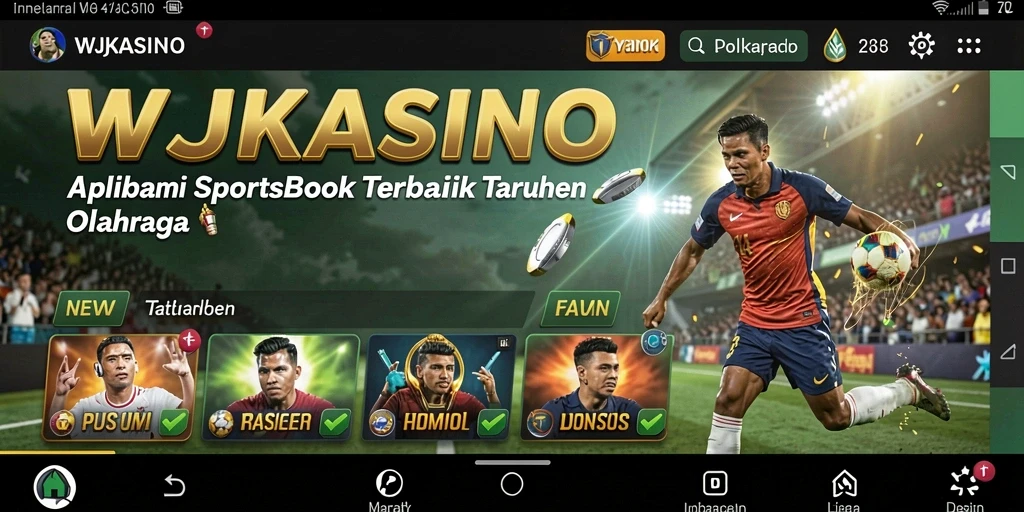 Tampilan menarik dari gameplay Sportsbook WJKASINO yang memikat.
